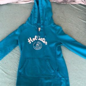 Blue Hollister hoodie